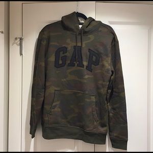 Gap Hoodie Green Camo